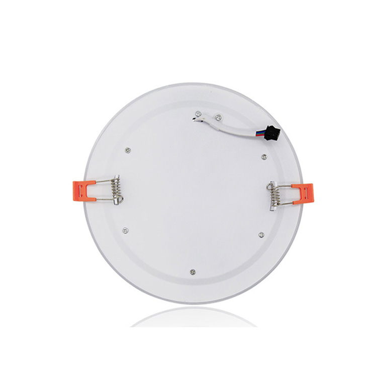 Најновији дизајн округла уградна двобојна ЛЕД панел лампа 3+3В
