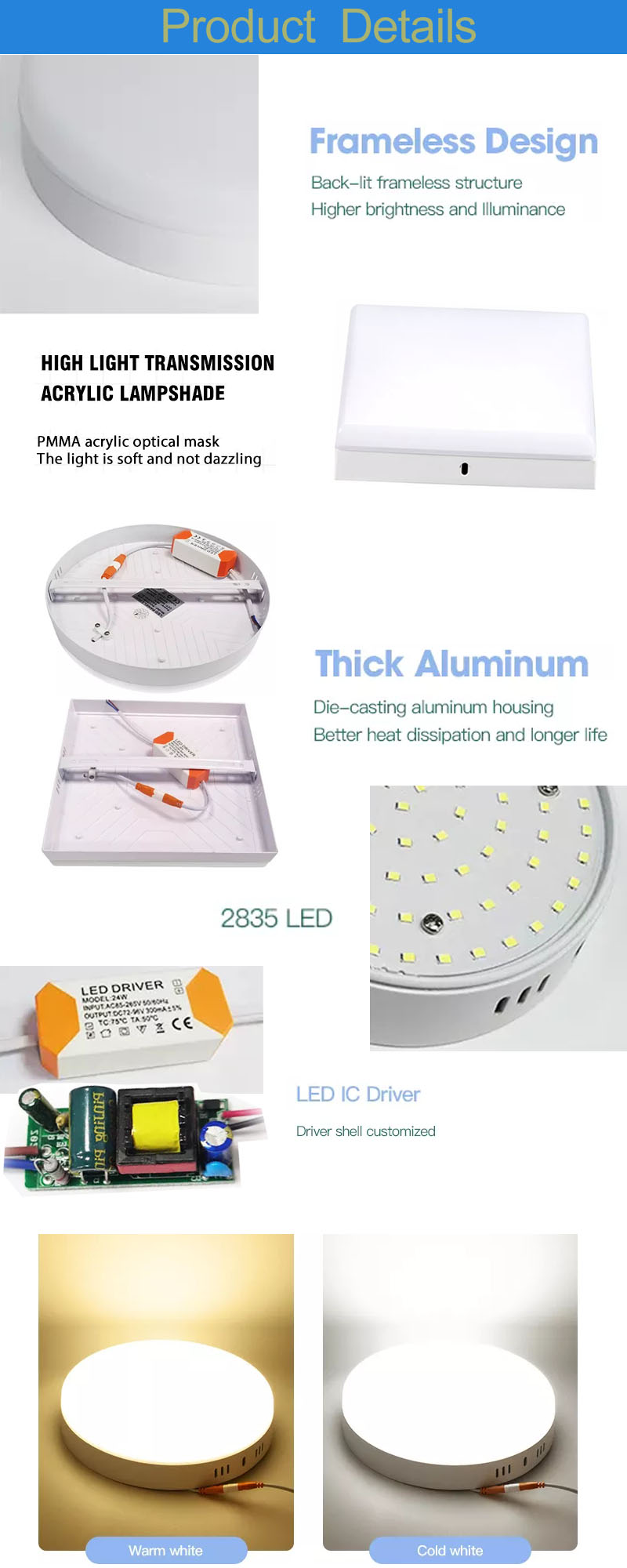 ЛЕД панел свјетлосне плоче