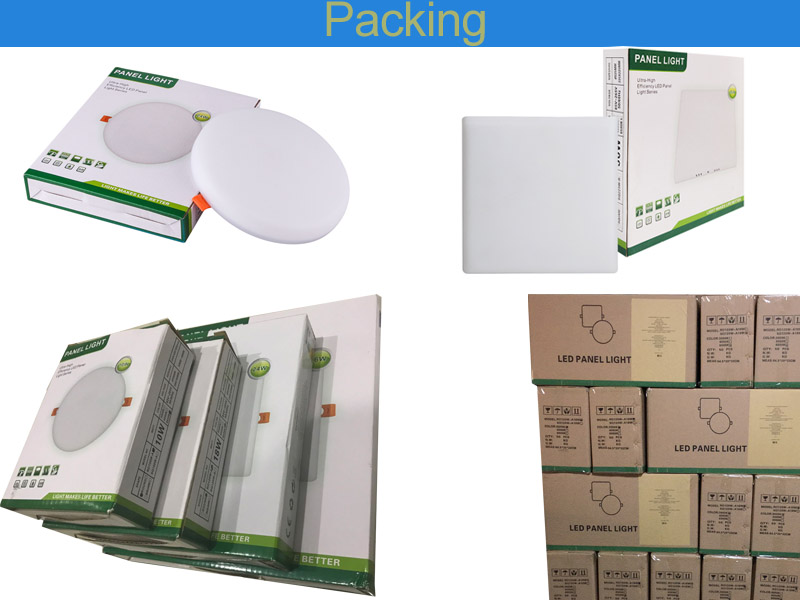 Паковање ЛЕД панела са ЛЕД панелом