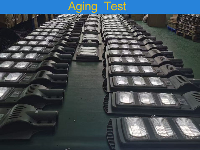 Соларно интегрисано улично светло Тест старења